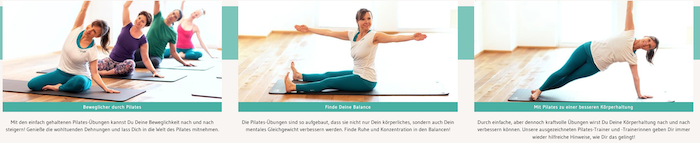 Pilates and Friends Abo - Übungen